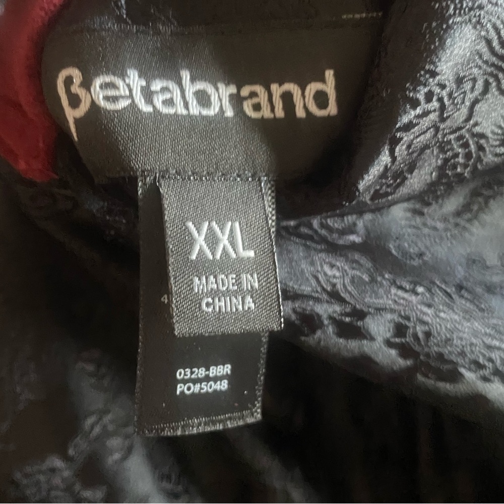 Betabrand Mens Reversible Smoking Jacket Xxl Gem